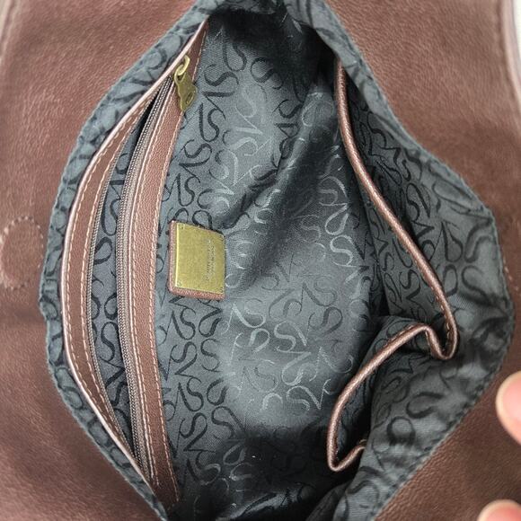 SIMPLY VERA Vera Wang Orange and Brown Women's Handbag - Picture 6 of 12